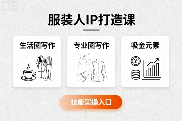 服装人IP打造课