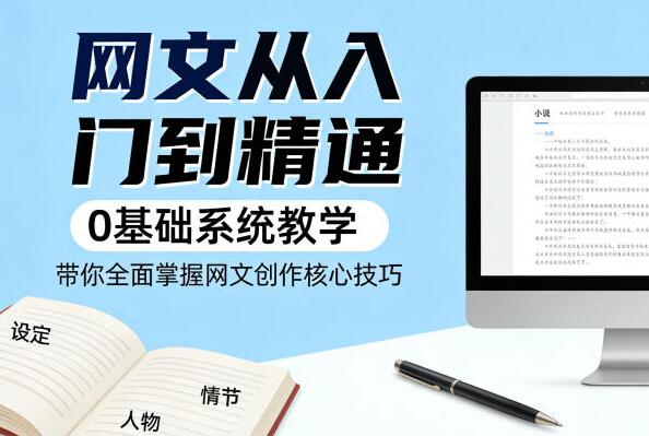 网文从入门到精通 0基础系统教学