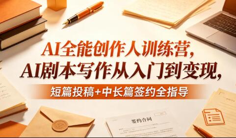 AI全能创作人训练营